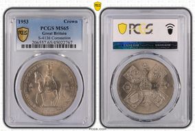 1953 Crown S-4136 Coronation MS65