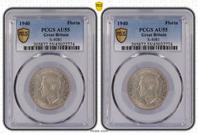 1940 Florin S-4081 AU55