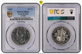 1937 1/2 Cr S-4080 PR64