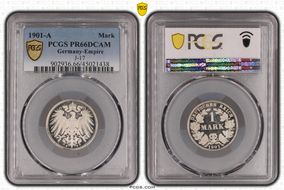 1901-A Mark J-17 PR66DCAM