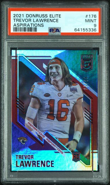 2021 Panini Donruss Elite ASPIRATIONS #176 Trevor Lawrence front