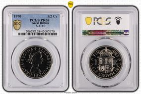 1970 1/2 Cr S-4145 PR68