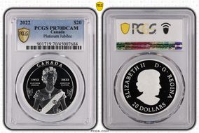 2022 $20 Platinum Jubilee PR70DCAM