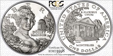 1999-P $1 Dolley Madison PR69DCAM