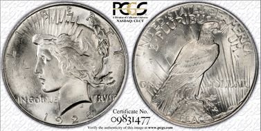 1925 $1 MS66