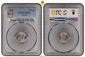 1926 20 Lep KM-67 MS64