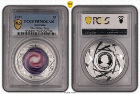 2021 $5 The Milky Way PR70DCAM