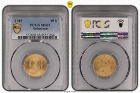 1913 10 G KM-149  Au MS65