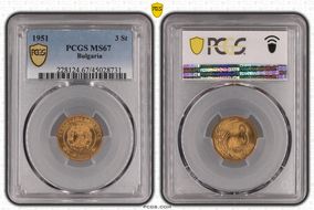 1951 3 St KM-51 MS67