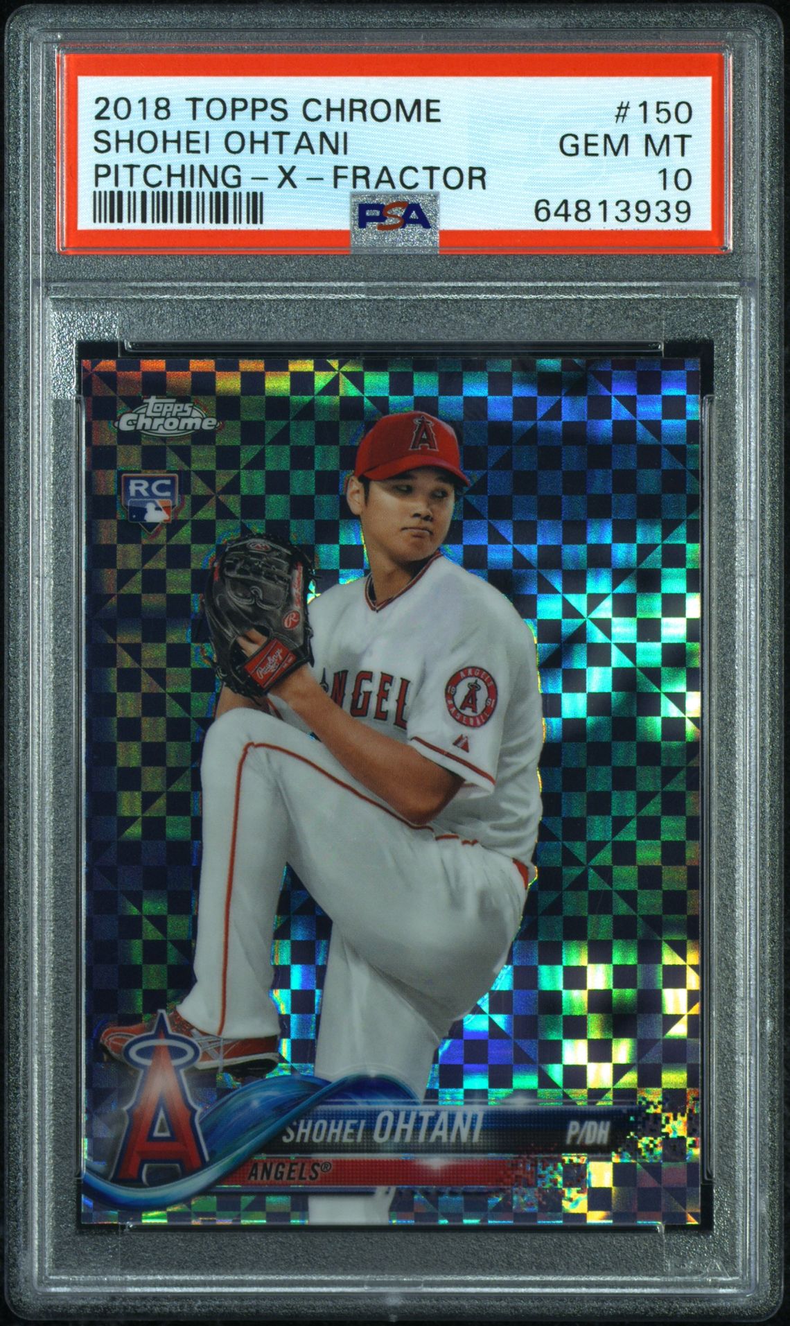 2018 Topps Topps Chrome X-FRACTOR #150 Shohei Ohtani front
