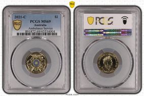 2021-C $2 Ambulance Service Colorized MS69