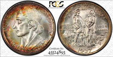 1937-S 50C Boone MS68