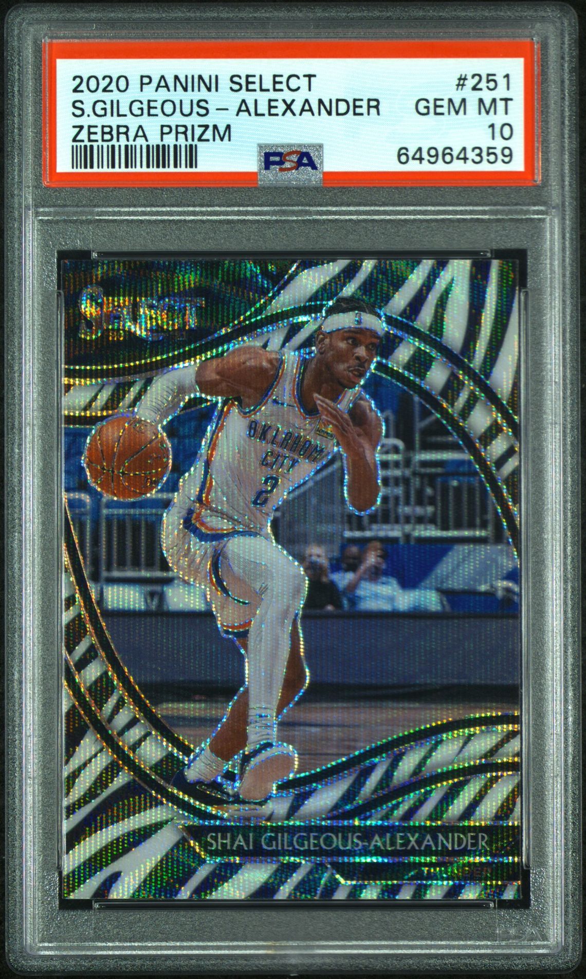 2020 Panini Panini Select #251 S.Gilgeous-Alexander front