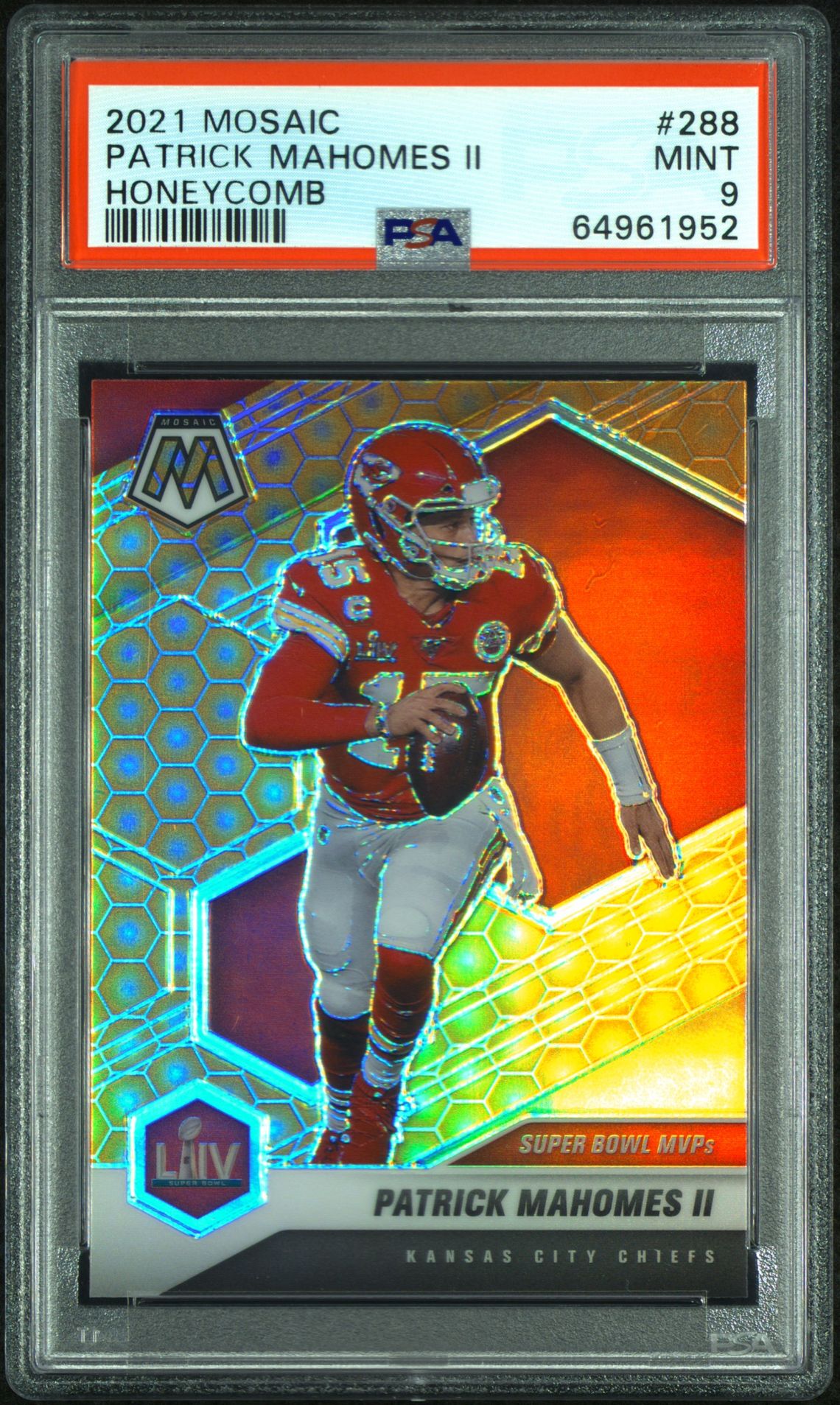 2021 Panini PANINI MOSAIC HONEYCOMB #288 Patrick Mahomes Ii front
