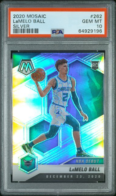 2020 Panini PANINI MOSAIC SILVER #262 Lamelo Ball front