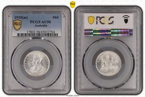 1935(m) Shil KM-26  Ag AU58