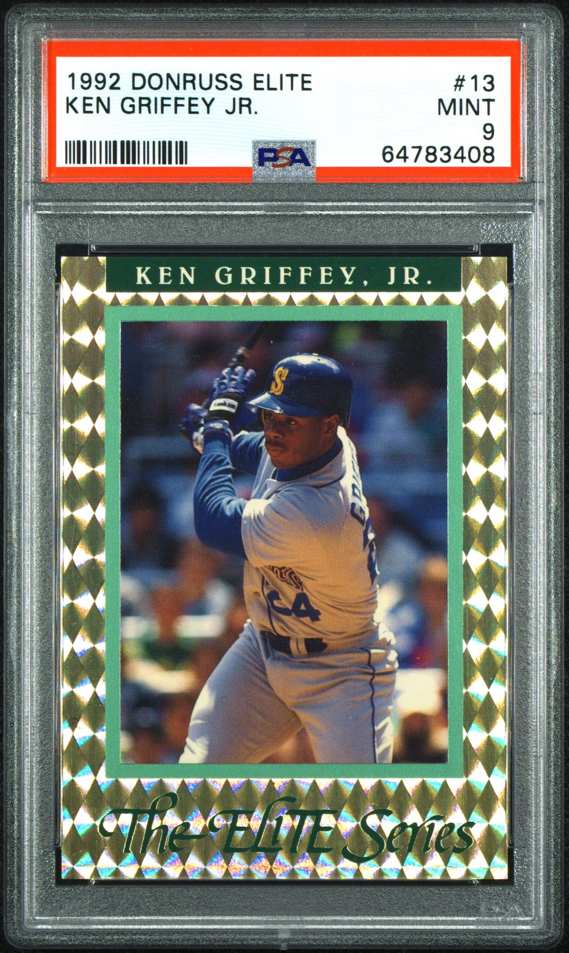 1992 Panini DONRUSS ELITE #13 Ken Griffey Jr. front
