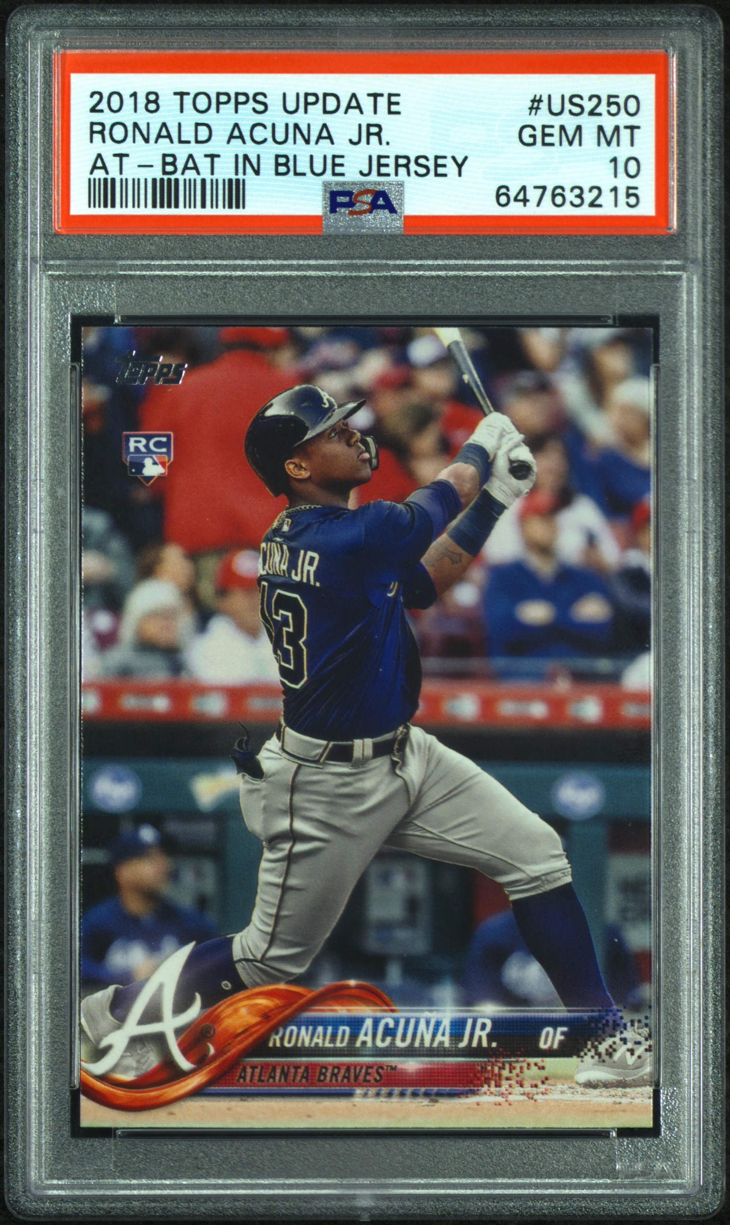 2018 Topps Update #US250 Ronald Acuna Jr. front
