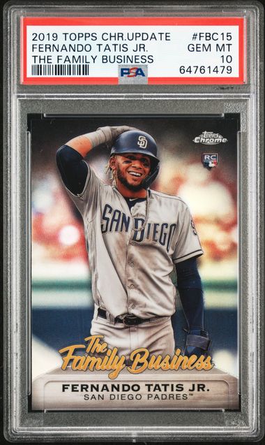 Fernando Tatis Jr. Autographed 2019 Topps Chrome Update Rookie