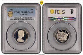 1980 10C PR69DCAM