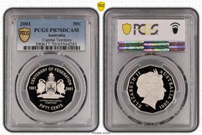2001 50C Capital Territory PR70DCAM