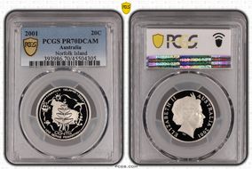 2001 20C Norfolk Island PR70DCAM