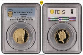 1996 $1 Parkes PR69DCAM