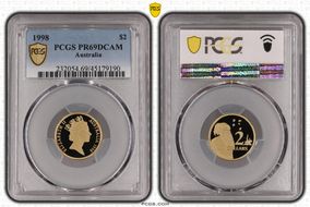 1998 $2 PR69DCAM
