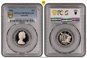 1982 10C PR70DCAM