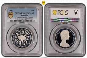 1982 50C Commonwealth Games PR69DCAM
