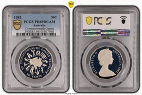 1982 50C Commonwealth Games PR69DCAM