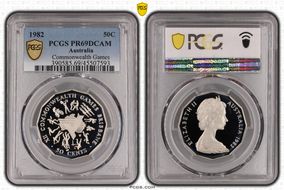 1982 50C Commonwealth Games PR69DCAM