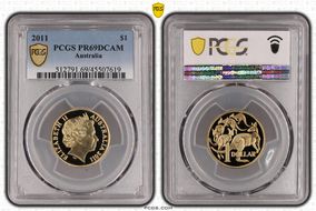 2011 $1 PR69DCAM