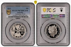 2011 20C Australian Wool PR70DCAM