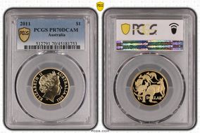 2011 $1 PR70DCAM