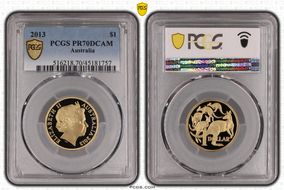 2013 $1 PR70DCAM