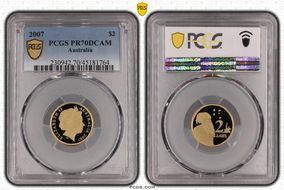 2007 $2 PR70DCAM