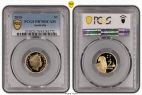 2015 $2 PR70DCAM