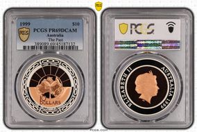 1999 $10 The Past PR69DCAM