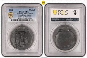 1942 Medal  Nimmergut-3850 Battle in the East MS63