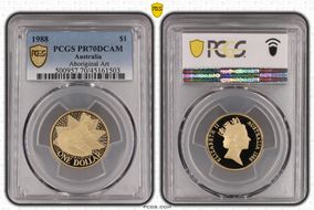 1988 $1 Aboriginal Art PR70DCAM