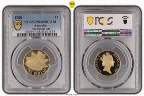 1988 $1 Aboriginal Art PR68DCAM