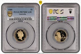 1988 $2 PR70DCAM
