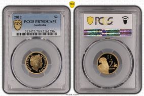 2012 $2 PR70DCAM