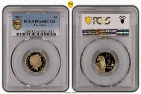 2017 $2 PR69DCAM