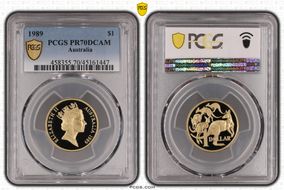 1989 $1 PR70DCAM