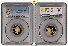 1989 $2 PR70DCAM