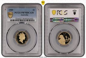 1989 $2 PR70DCAM