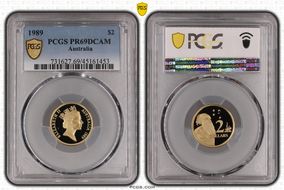1989 $2 PR69DCAM