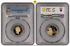 1989 $2 PR69DCAM